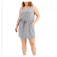 thumbnail image 2 of Ideology Womens Plus Size Drawstring Dress;2X, 2 of 2