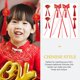 thumbnail image 3 of 6Pcs Kids Hair Clips Tassels Barrettes Red Chinese Children's Hair Accessories, 3 of 4
