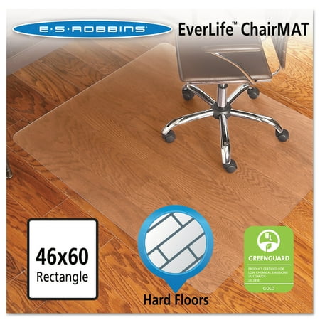 chair floor mat robbins es hard floors rectangle desk walmart economy series rectangular wood ergotron trendsetter pewter clear