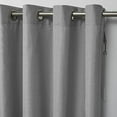 thumbnail image 3 of Exclusive Home Loha Patio Grommet Top Single Curtain Panel, 108"x96", Dove Grey, 3 of 7