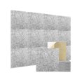 thumbnail image 1 of Soundproof Wall Stickers Acoustic Panels Noise Reduction For Home And Polyester Fiber Sound Absorbing Wall Decoration, 1 of 3