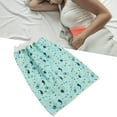 thumbnail image 1 of Reusable Adult Diaper Skirt Bed Pad, Cotton Incontinence Mat, Elastic Waist for Leakage Prevention, Wearable Design for Menstruation or Urinary Incontinence, 1 of 7