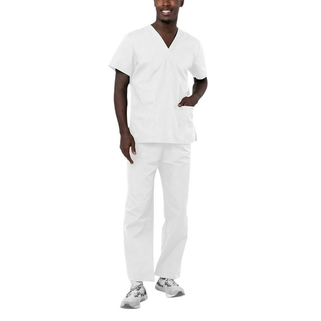 Adar Universal Unisex Scrubs - Unisex Drawstring Scrub Set