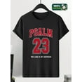 thumbnail image 2 of Whichone Men's 100% Cotton T-shirt Number 23 Print Stylish Daiyly Wear Sizes S-2XL, 2 of 2