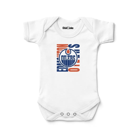 Newborn & Infant Chad & Jake White Edmonton Oilers Bodysuit