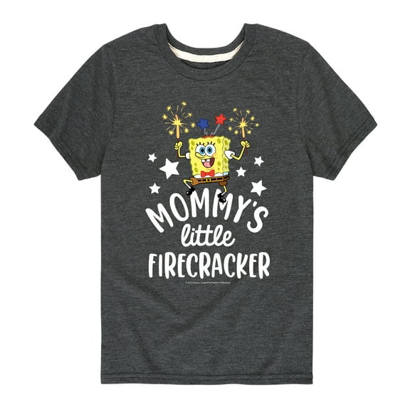SpongeBob SquarePants - Mommy's Little Firecracker - Toddler And Youth Short Sleeve Graphic T-Shirt