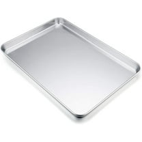 Casewin Baking Sheet Stainless Steel Baking Tray Cookie Sheet Oven Pan Rectangle Size 31x 24 x 2.5 cm, Non Toxic & Healthy, Rust Free & Less Stick, Thick & Sturdy, Easy Clean & Dishwasher Safe