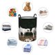 thumbnail image 4 of Fotbe Cute Goat Baby Cesto de Ropa con Asas, Cesto Impermeable de Gran Capacidad, Bolsa de Lavado para Dormitorio, Cesto de Ropa con Ruedas y Asas-Small, 4 of 6