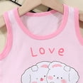 thumbnail image 4 of enyan Baby Boy Summer Clothes Contrast Color Sleeveless Tops Elastic Waist Shorts Toddler Outfits Cute Set Toddler Outfits for Boys Light Purple,5-6 Years, 4 of 7