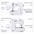 thumbnail image 3 of Máquina de Coser Portátil Eléctrica BLOOSOM con Kit de Costura Color Blanco, 3 of 5