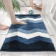 thumbnail image 3 of Alfombra de baño, ultra suave y absorbente de agua, alfombrilla de baño, para bañera, ducha y baño, lavable a máquina, 3 of 5