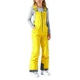 thumbnail image 4 of PINQI Teen Girls Bib Snow Pants Winter Waterproof Insulated Snowpants Kids Front Zipper Outdoor Ski Overall with Pockets, 4 of 10
