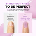 thumbnail image 4 of modelones Nail Strengthener Jelly Purple Nail Repair for Damaged Nails Strengthening Polish 15ml Nail Growth and Strengthener Natural Concealer Foundation Nail Care Gifts for Women, 4 of 9