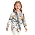 thumbnail image 6 of Grblisyd Camo Polo Shirt for Teen Girls Cute Maple Leaf Print Long Sleeve T Shirts Casual Fashion Pullover Tops, 6 of 7