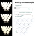 thumbnail image 3 of Makeup Mirror Light Lamp LED Pink Mirror Light Dimming Bathroom Changing Mirror Barber Shop Bulb 2/6/10/14 Lights ,Widely Use, 3 of 6