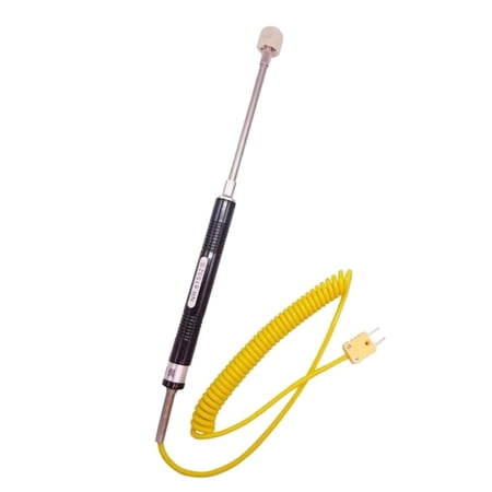 Type K Thermocouple Temperature Probe Range -50 degreeC to 500 degreeC, Surface Test Equipment K-Type Straight Head