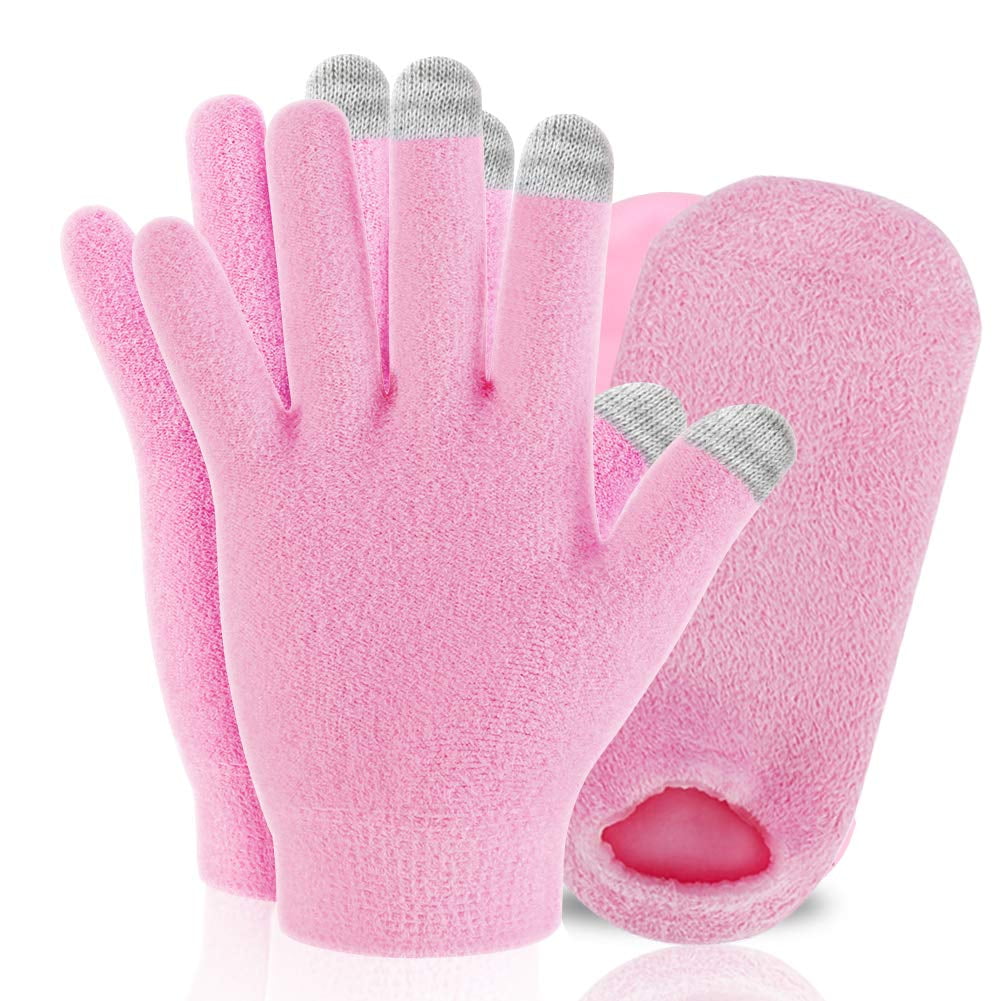 Touch Screen Moisturizing Spa Gloves and Socks Set Gel Gloves and Socks