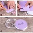 thumbnail image 3 of 20Pcs Acrylic Round Button Badge Clear Button Pin Badges Painting Badge Crafts, 3 of 14