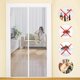 thumbnail image 1 of Mosquitera magnética para puerta blanca de 140 x 240 cm, cortina antimoscas con cierre automático, tira adhesiva de malla ultrafina, fácil instalación sin herramientas para niños y mascotas, 1 of 5