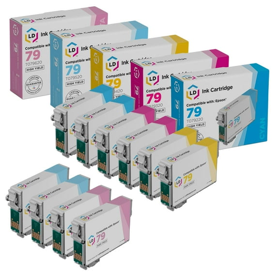 LD Compatible Replacement for Epson T079 10pk HY Ink T079220 T079320 T079420 T079520 T079620