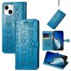 thumbnail image 1 of Funda Cartera FOXDOCK para iPhone 15 , Flip PU con Relieve de Gatos y Perros, Tarjetero y Soporte, 1 of 6