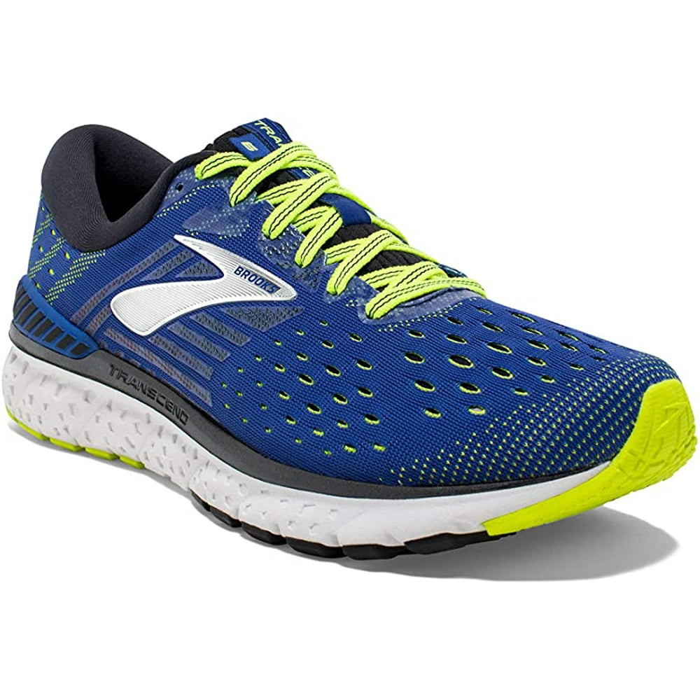 Brooks Brooks Men's Transcend 6 Running Shoe, Blue/Black/Nightlife, 9