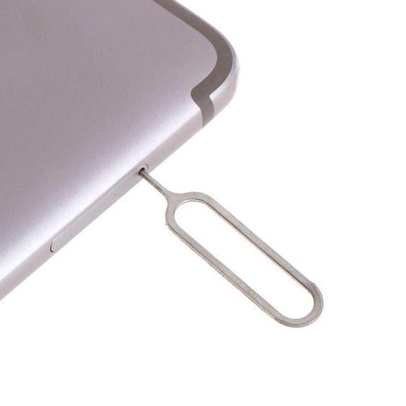 Sim Card Remover Eject Pin Tool, Metal, Portable Keychain Size, for iPhone, Smartphone, Easy Tray Ejection