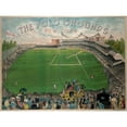 thumbnail image 2 of Vintage Sports 18x15 Gold Ornate Wood Framed with Double Matting Museum Art Print Titled - New York Polo Grounds, 2 of 4