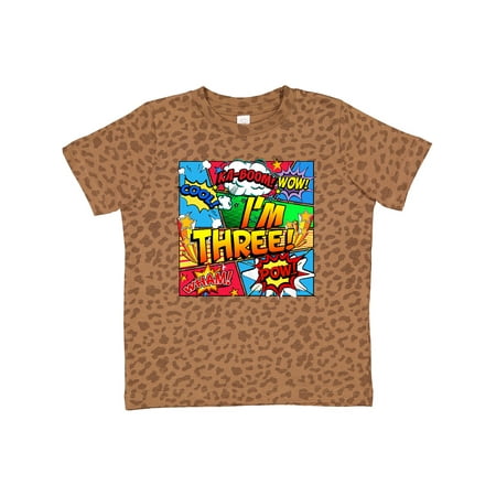 

Inktastic I m Three Comic Book Gift Toddler Boy or Toddler Girl T-Shirt