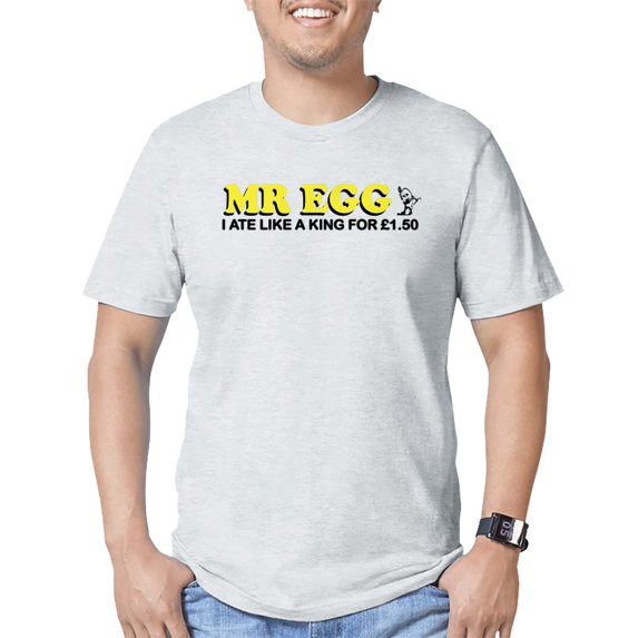 CafePress - Mr Egg Men's Classic T Shirt - Fitted T-Shirt, Vintage Fit Soft Cotton Tee