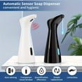 thumbnail image 6 of Touchless Automatic Soap Dispenser – Infrared Sensor, Hands-Free Operation, Adjustable Output, Battery-Powered (AAA Not Included), Modern Black Design for Bathroom, Kitchen, Office, Hotel Use, 6 of 6