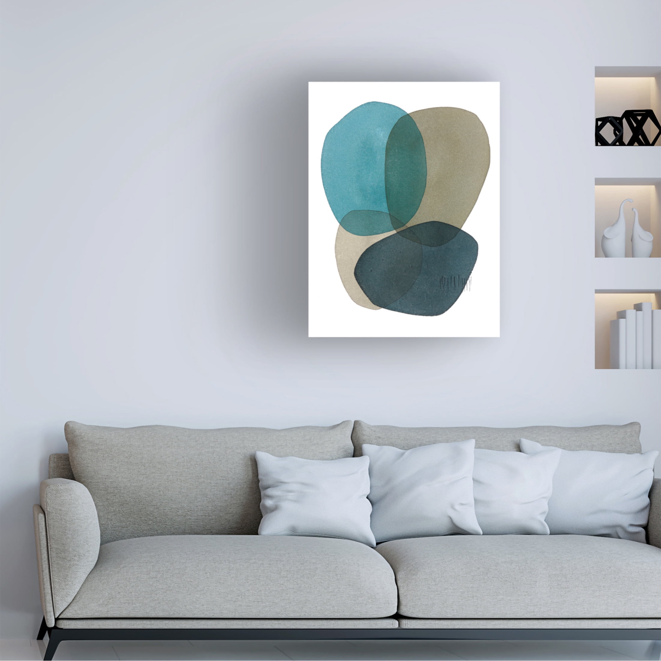 Canvas Wall Art - Simone Christen 'Amazonas II' Wall Art for Living Room, Bedroom, or Office Décor by Trademark Fine Art - 18 x 24 Inches