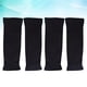 thumbnail image 5 of FELTECHELECTR pares de protectores de brazo con protección solar UV, mangas largas sin dedos, guantes para montar al aire libre para niños (negro), 5 of 7