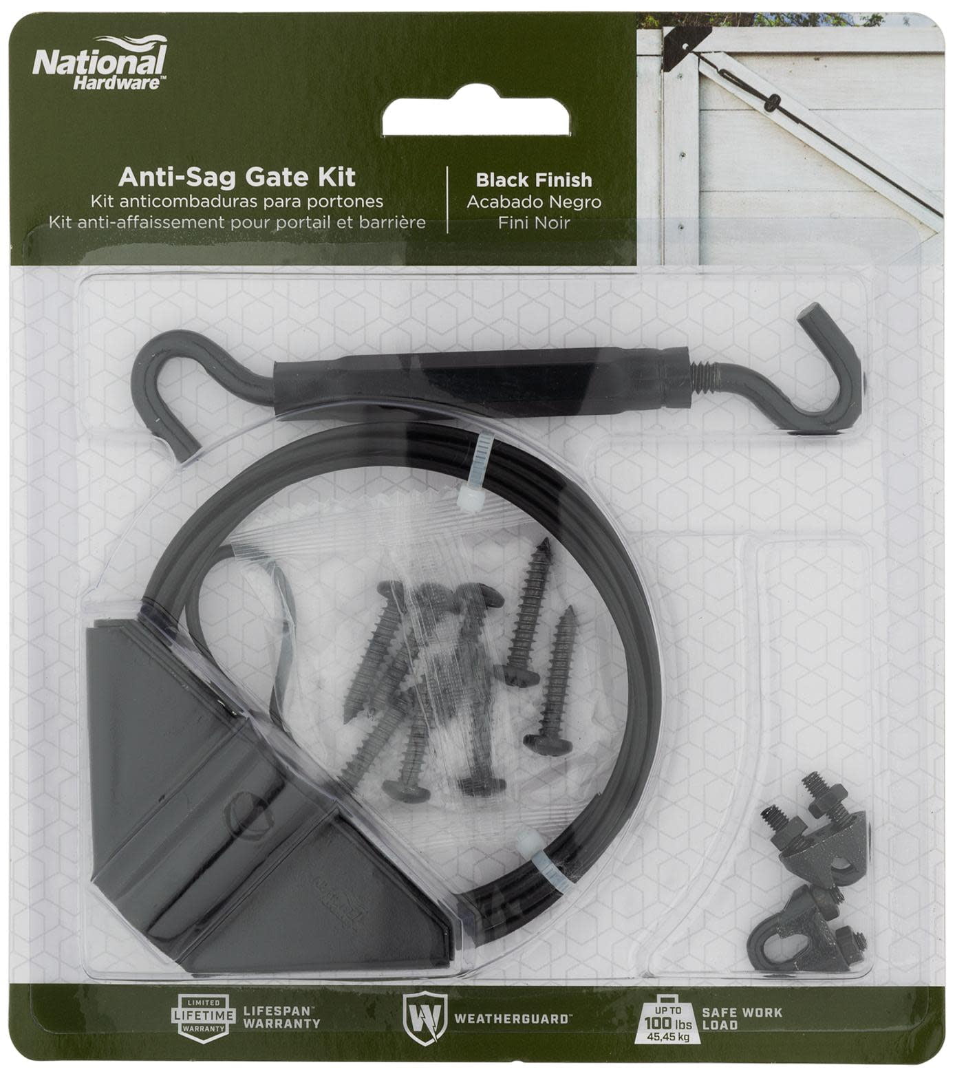 N192-211 - 852 Anti-Sag Gate Kits in Zinc plated