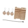 thumbnail image 1 of HILABEE Knitting Gauge Ruler Set Craft Creative Smooth Knitting Needle Gauge Artists 5pcs, 1 of 9