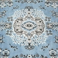 thumbnail image 4 of Rugs Light Blue Oriental 8x10 Area Rug Traditional Persian Bordered Carpet Rugs - Actual Size 7'8" x 10'7", 4 of 7