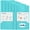 Light Blue, variant on ViVin Heavy-duty Plastic Folder with 2 Pocket and 3-Prong Fasteners 12 Pack, Letter Size Assorted Colors