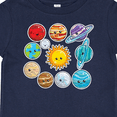 thumbnail image 4 of Inktastic Happy Sun Moon and Planets Boys or Girls Baby T-Shirt, 4 of 5