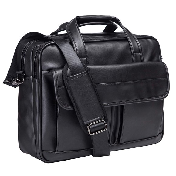 Bandolera seyfocnia de piel para portátil de 15,6 pulgadas para hombre