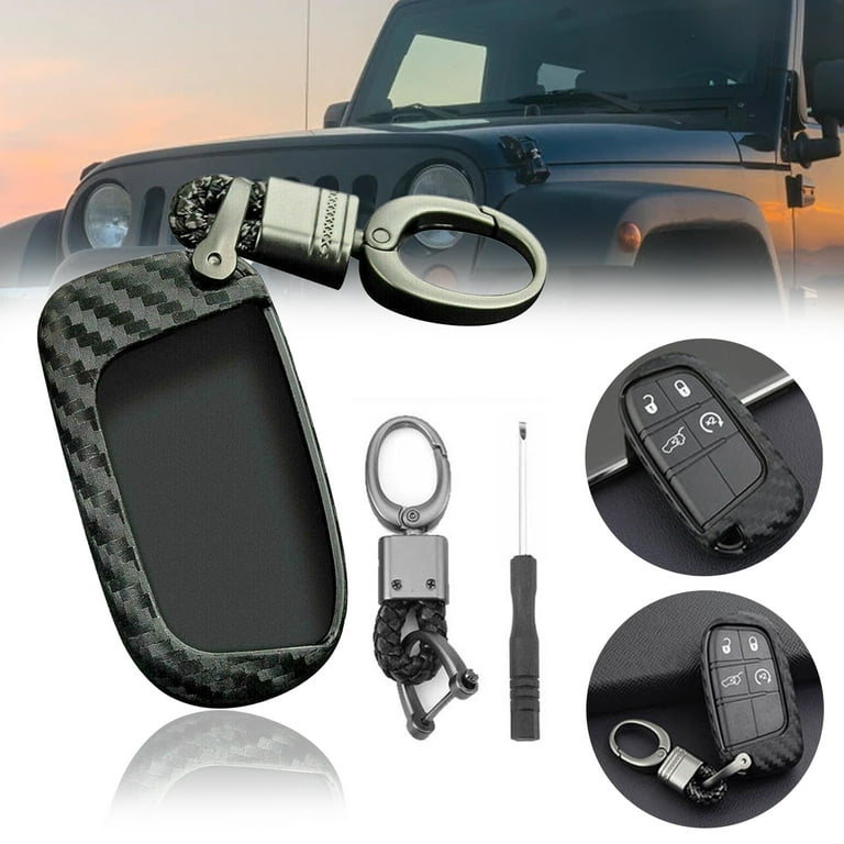 Unique Bargains Car Key Fob Shell Case Black M3N-40821302 for Jeep Grand  Cherokee 