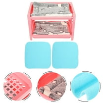 Topbathy Hamster Houses and Hideouts Cozy Pink Plastic and Plush 1 Set