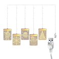 thumbnail image 2 of DC 5V 12W 3D Hanging Fairy LEDs String Lights Curtain Lamp, 2 of 3