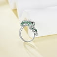 thumbnail image 2 of Frog Ring 925 Sterling Silver 6D Frog Ring for Women Frog Jewelry Gifts for Frog Lover, 2 of 6