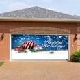 thumbnail image 1 of Decoración para puerta de garaje de 7 x 16 pies, poliéster, colgante de Navidad, decoración reutilizable para el hogar Tmvgtek libre de BPA, 1 of 8