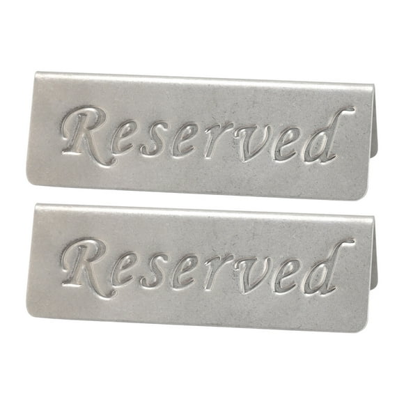 Reserved Sign, Reserved Table Sign Double Sided For Bars For Restaurants