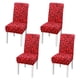 thumbnail image 1 of Fundas elásticas de licra para sillas de comedor, extraíbles y lavables, juego de 4 fundas protectoras para sillas de comedor, 1 of 5