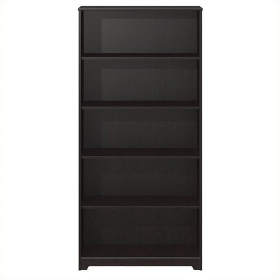 Kingfisher Lane 5 Shelf Bookcase In Espresso Oak Com