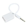 thumbnail image 2 of 3.5mm Male AUX Audio Plug Jack To USB 2.0 Female Converter Cable Cord Car MP3, 2 of 6