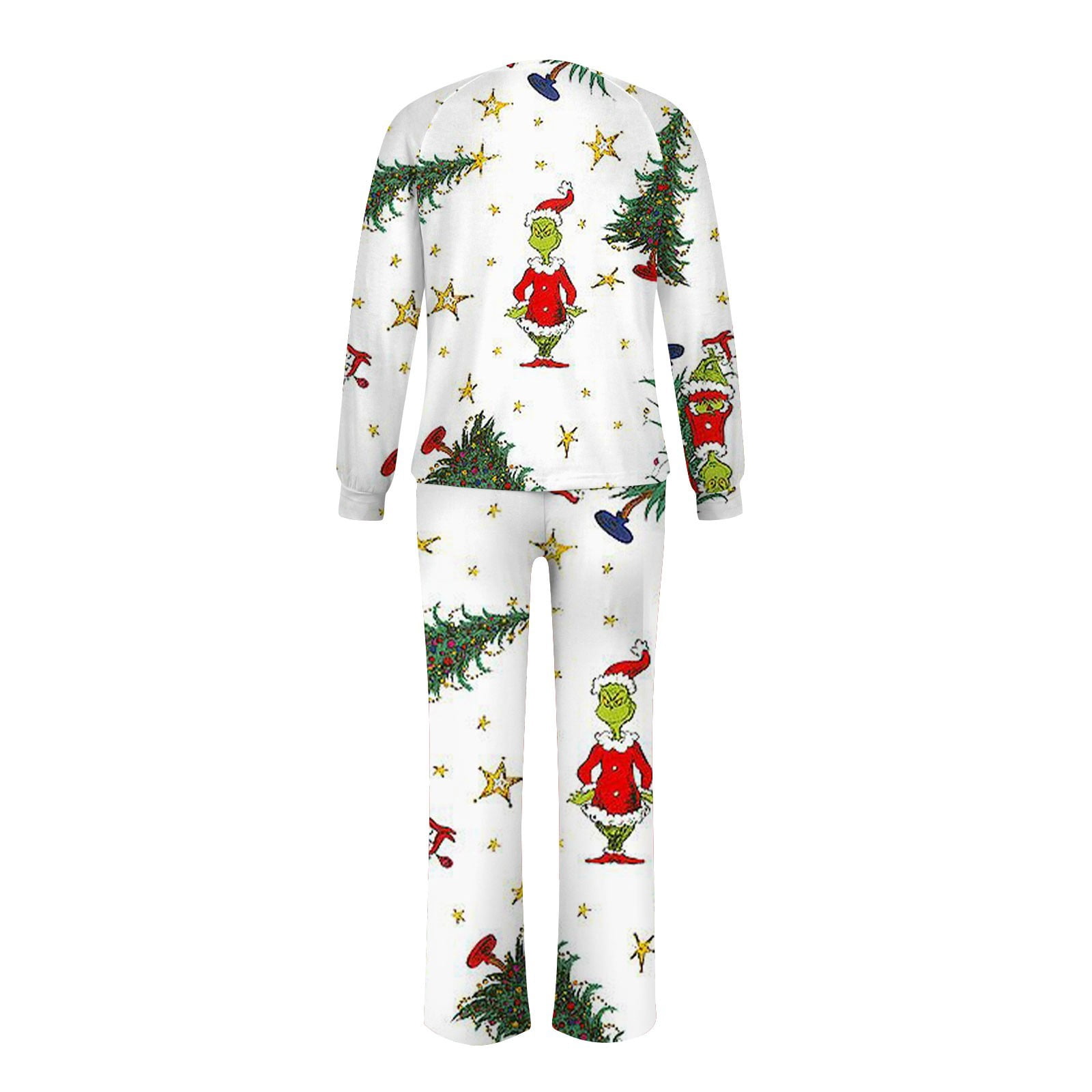 Pyjama Deux Pièces Grinch - Polaire Chaud, Manches Longues, Pour Enfant, Idéal Noël Et Hiver - 9