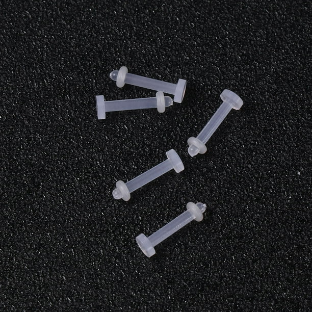 unbranded 40Ud De Joyería Para Piercing De Acrílico Transparente Accesorios Para Nariz